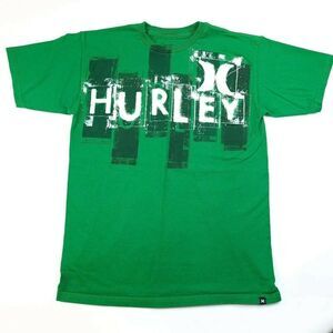 Hurley Green Skater Crew Neck T-Shirt Medium